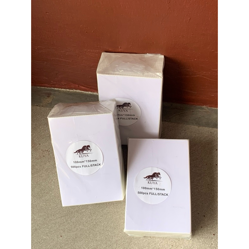 

Kertas Thermal ukuran 100mm x 150mm / Kertas Thermal lipat
