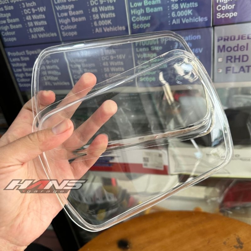 mika headlamp l300 bening lampu utama l300 custom akrilik bahan biled / proji harga sepasang