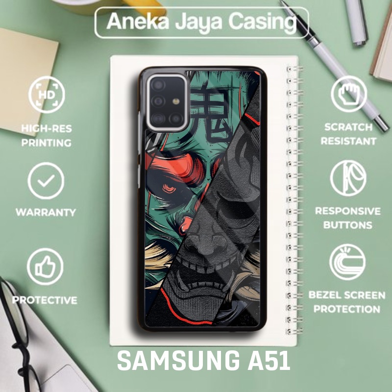 case hp samsung a51 terbaru motif japan art bahan hardcase softcase premium glosy pelindung hp aneka