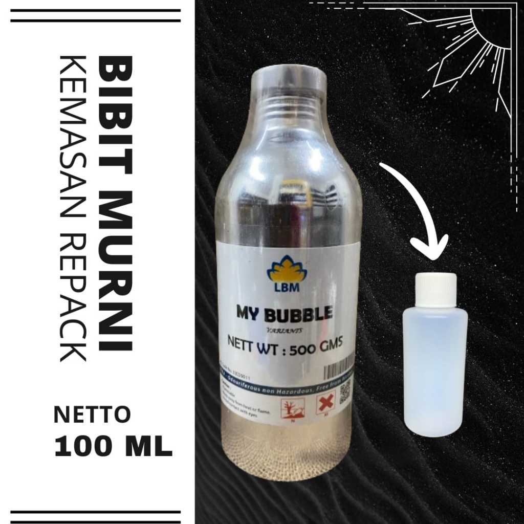 Bibit PARFUM Murni Parfum BUBBLE GUM REPACK 100 ML By LBM ( REPACK ) Bibit Parfum Warna KUNING - LBM