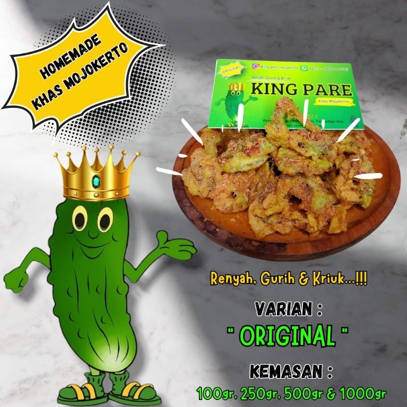 

Keripik pare Original renyah, gurih by King Pare Mojokerto