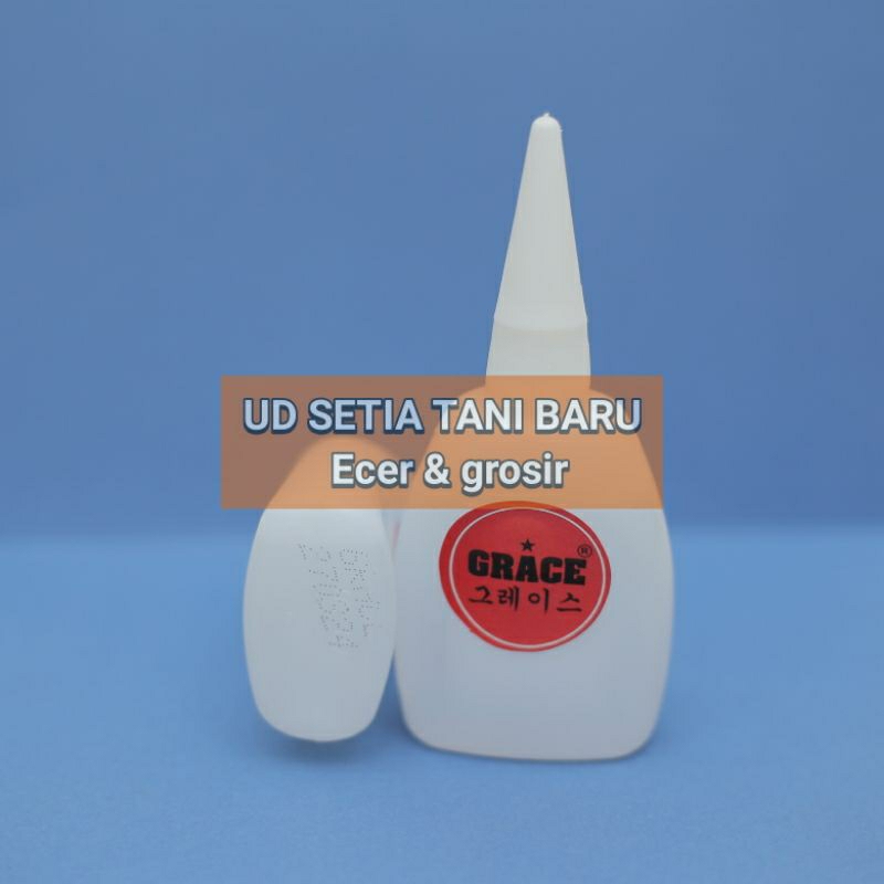 

[COD]Grace adhesive Cyanoacrylate Asli Jumbo(1botol 45gr)