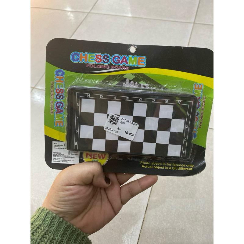 (acc ptk) CATUR MAGNET 7865 / MAINAN CATUR MINI MAGNET CATUR MAGNET MAINAN ANAK CATUR / Chess Game m