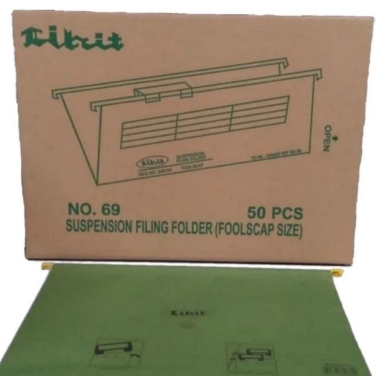 

Hangmap LIHIT no 69 Hang Suspension filling folder map F4 Map Gantung 5 pcs ART B4T9