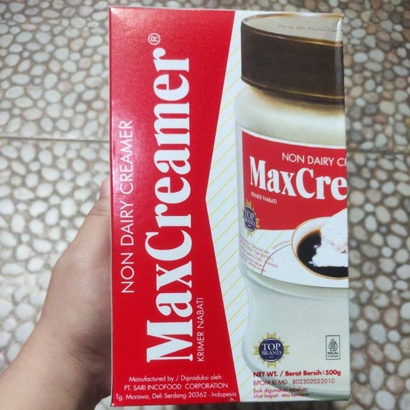 

MAX CREAMER NON DAIRY CREAMER/ KRIMER NABATI 500GR