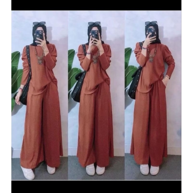 madina set crinkle airflow premium/one set madina