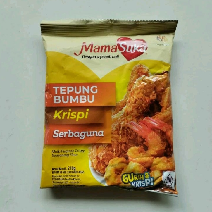 

Mamasuka Tepung Bumbu Krispy Serbaguna 210 gr