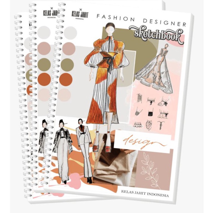 

Buku Fashion Designer Sketchbook Style Figure Drawing Desain Fashionary ART C7H5