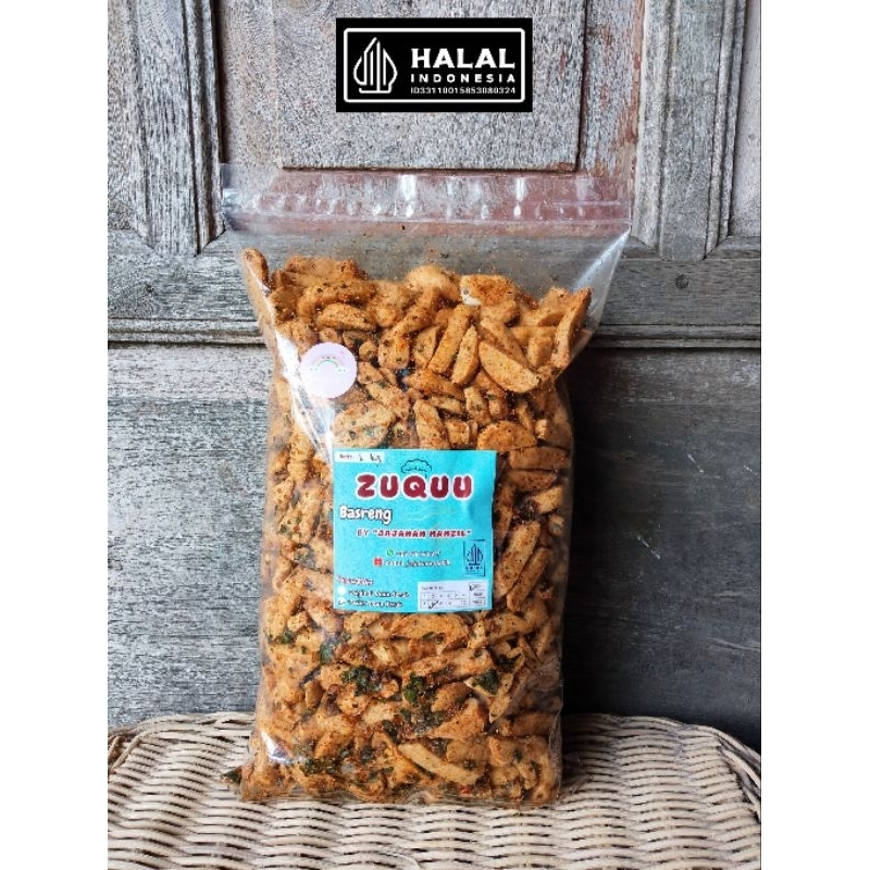 

Zuquu Basreng 1kg, dari Jajanan Manzil