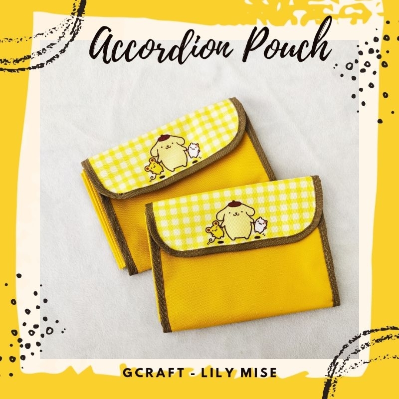 accordion pouch - dompet sekat