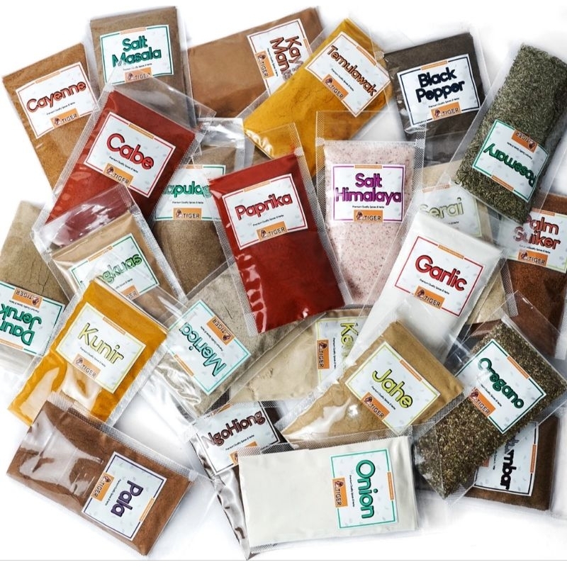 

ANEKA BUMBU REMPAH BUBUK, PRAKTIS SIAP PAKAI ISI 25 gr