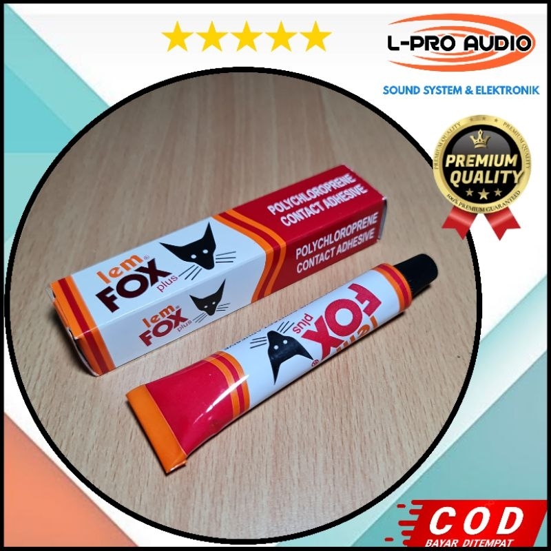 

Lem FOX kuning 20 gram lem speaker