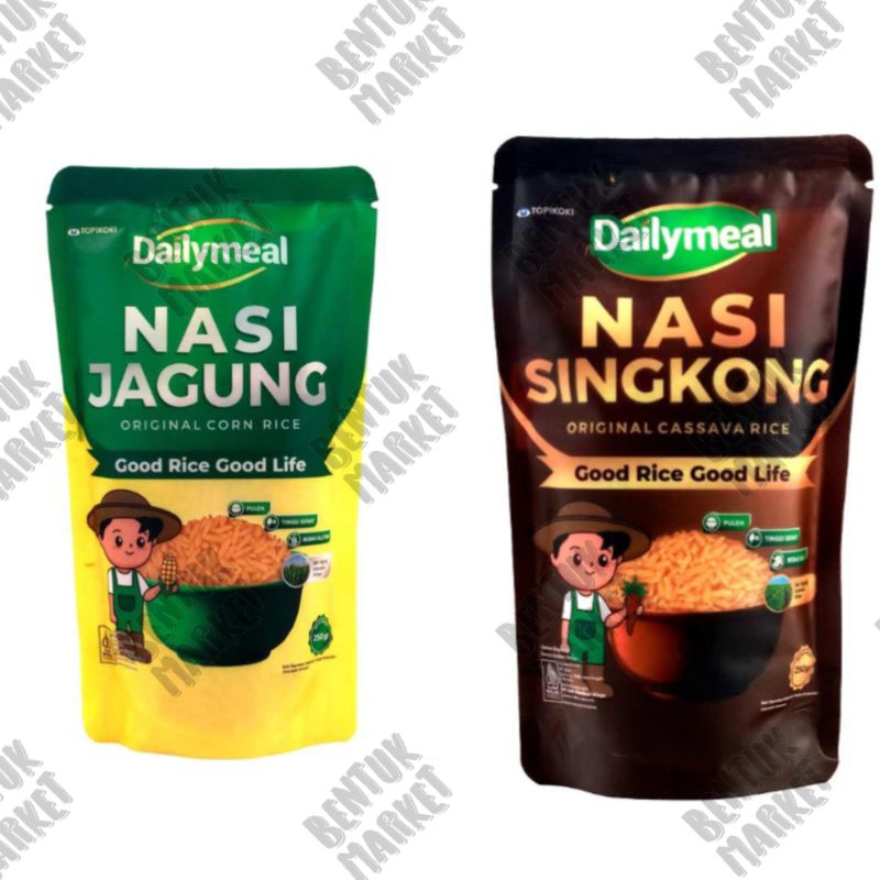 

Daily Meal Nasi Singkong 250gr / Daily Meal Nasi Jagung 250gr