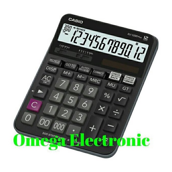 

Casio Calculator DJ12D Plus Check Correct Review Desktop Kalkulator DJ 12D PLUS ART U2P3