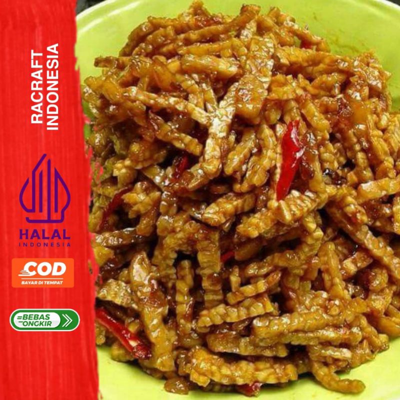 

150gr Kering Tempe siap saji lauk instan anak kos