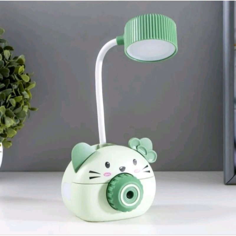 Lampu Meja belajar LED+Serutan pensil/ Lampu baca belajar