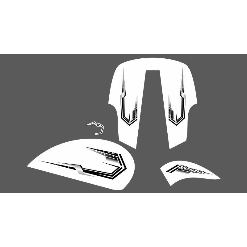 STRIPING STICKER VESPA MATIC SPRINT TRANSPARAN DESAIN LIST ELEGAN TERBARU VESPA SPRINT