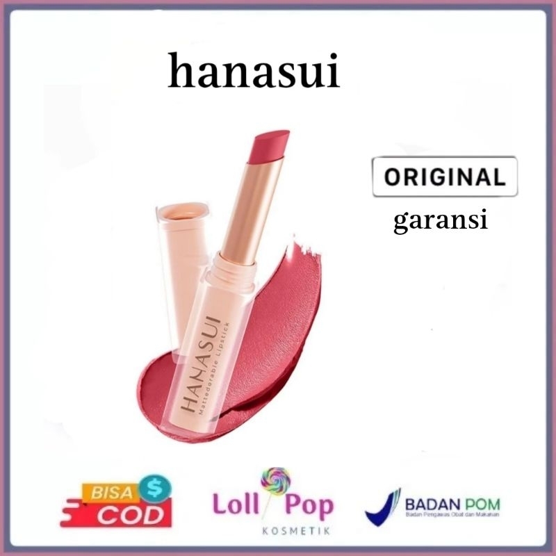 HANASUI MATTEDORABLE LIPSTICK / LIPSTICK HANASUI TERBARU / LIPSTICK PUTAR