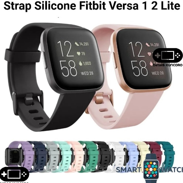 Gaya Strap Silicone Fitbit Versa 1 2 Lite silikon silicon tali jam tangan smartwatch