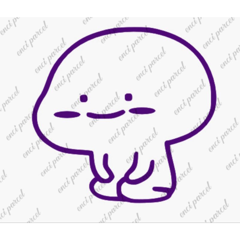 

logo quby cartoon cute emoticon sticker dekorasi resin
