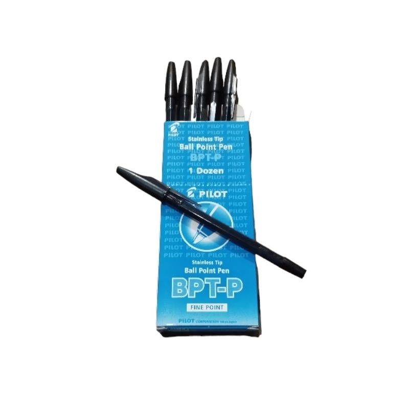 

pen pulpen pilot BPT-P hitam 12 pcs
