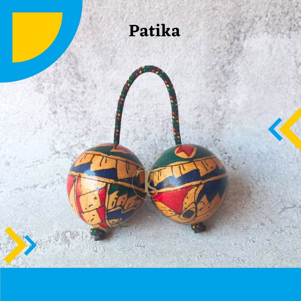 Marakas Patica Asalato Kosika Kashaka Shaker Kayu Alat musik Tradisional