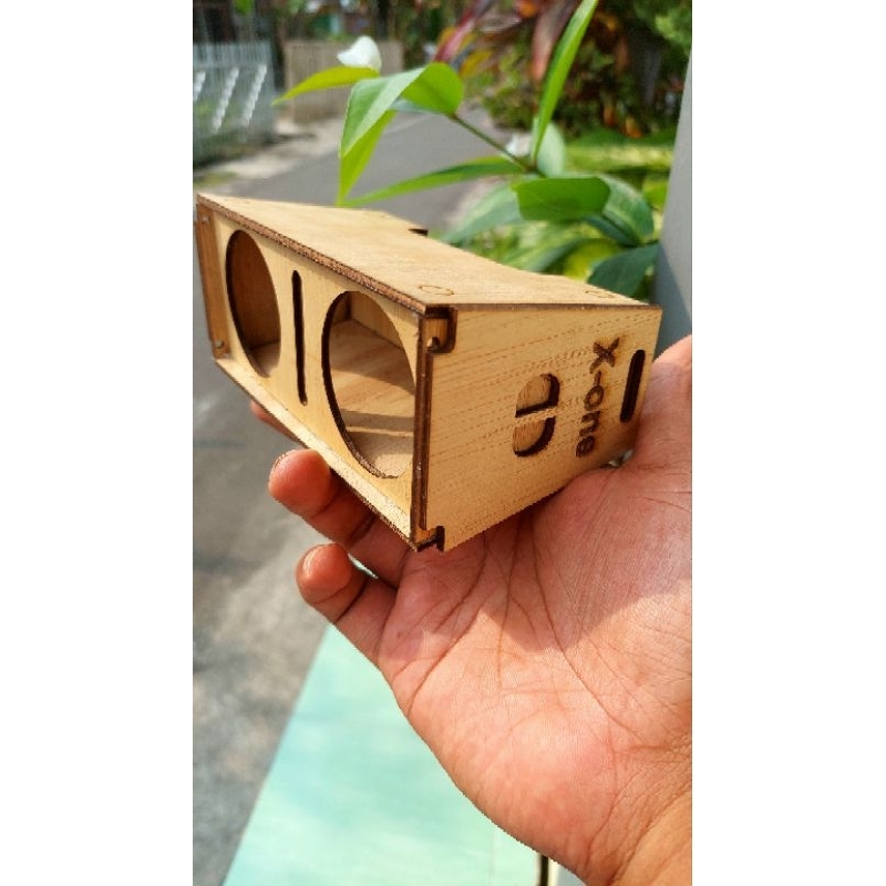 Box miniatur line array 2 inch dobel