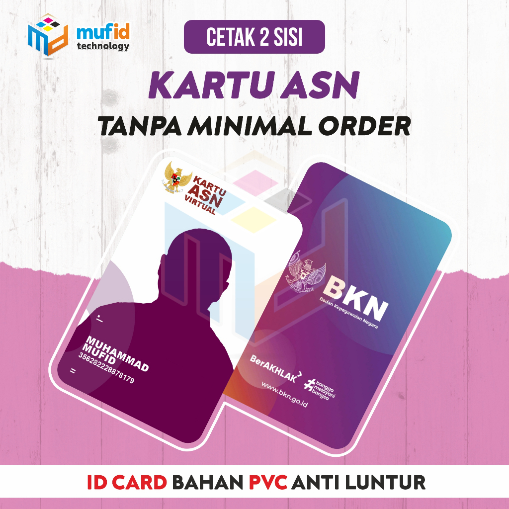 

PVC ID Card & Kartu Member / Kartu ASN / Kartu BKN