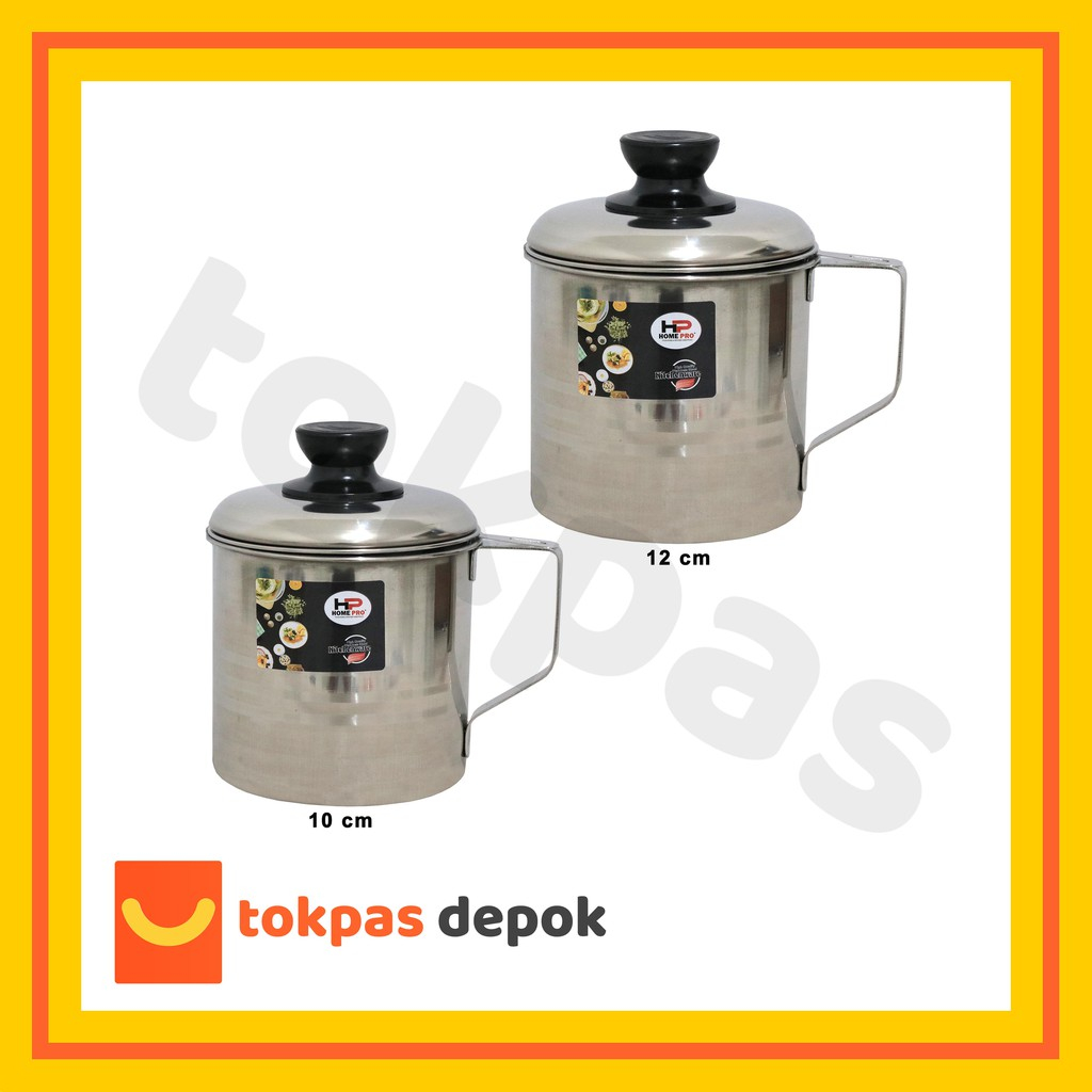 Kapasitas BESAR 1,1 L Oil Pot Wadah Penyaring Minyak Tempat Penyaringan Minyak Goreng Oil Pot Gelas 
