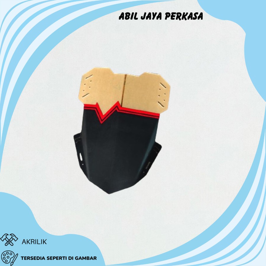 VISOR CUSTOM WINDSHIELD  50 CM POLET  50 CM HONDA VERZA 150 | NEW MEGAPRO VISOR VERZA VISOR TOURING 