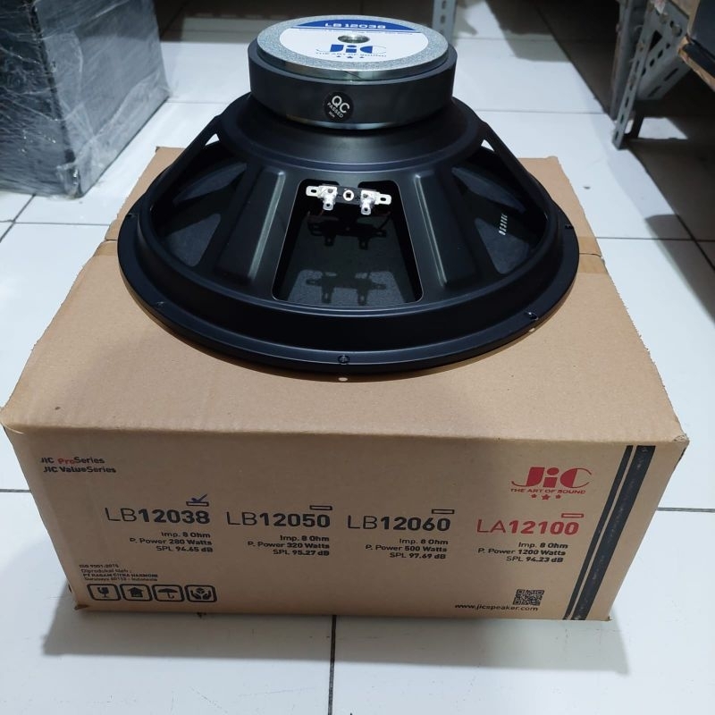 speaker JIC LB 12038 speaker komponen 12inch JIC LB12038