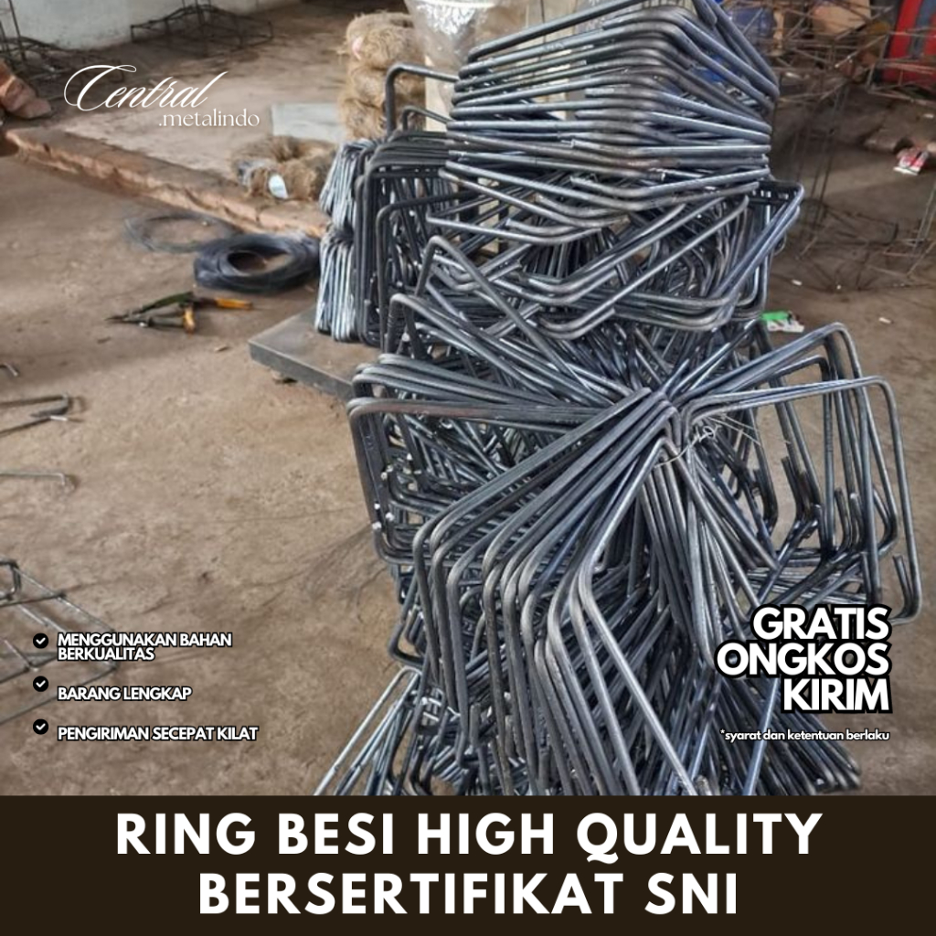Ring Cincin Besi / Begel / Besi Behel / Ring beton UKURAN 8