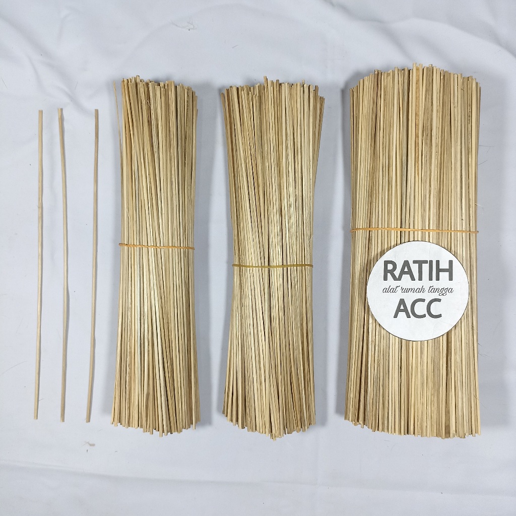 TUSUK SEMPOL BAMBU BULAT KOTAK TELUR GULUNG PAPEDA SOSIS TUSUKAN HALUS BERSIH PANJANG CURAH 500 GRAM