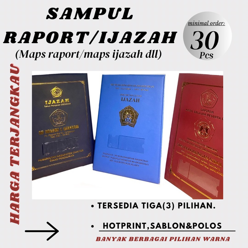 

SAMPUL RAPORT K13 | MAPS IJAZAH | MAPS RAPORT - ISI LAMPIRAN : 2 - 4 - 6 - 8 - 10