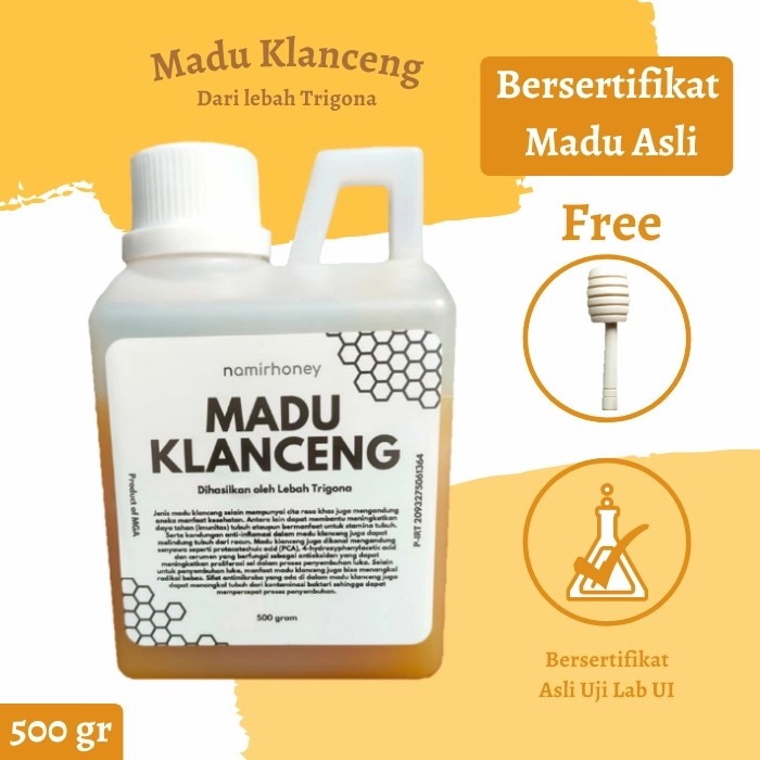 

Madu Trigona Klanceng 100% Asli Murni 500 gr Gram lanceng hutan honey