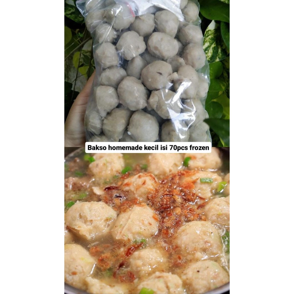 

Bakso baso home made isi 70 dapat bumbu frozen