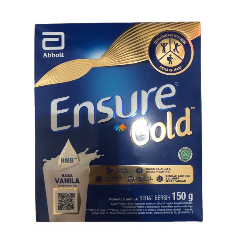 

Susu Ensure Gold 150g vanilla