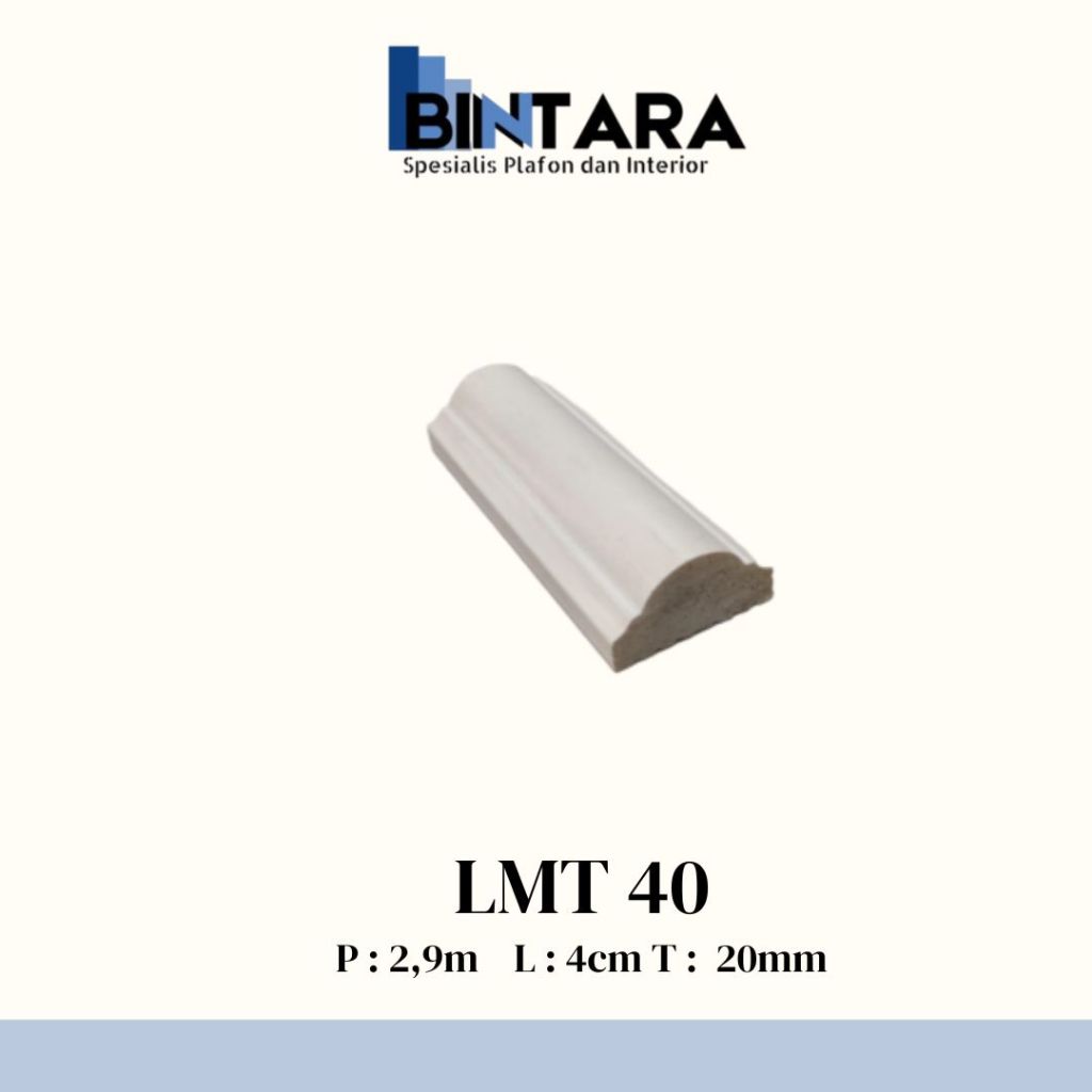 LIS MOULDING PVC - LMT 40