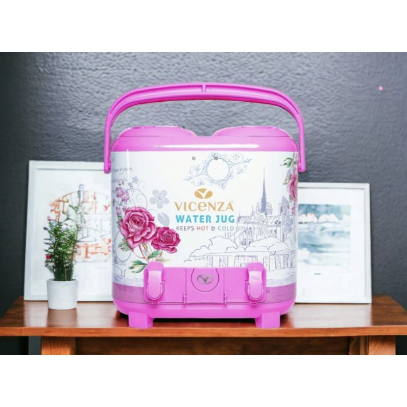 Water jug VICENZA VC1502WJ motif ETERNITY, wadah saji minuman kapasitas 15 Lt, alat saji minuman han