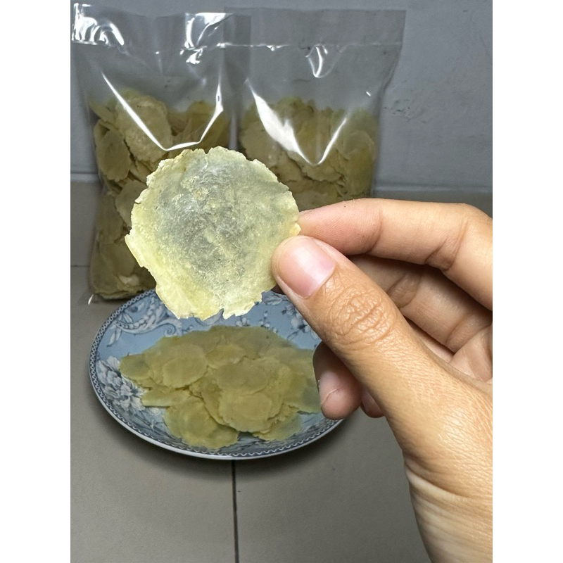 

250G EMPING BIJI 1 TIPIS SUPER KERING MENTAH