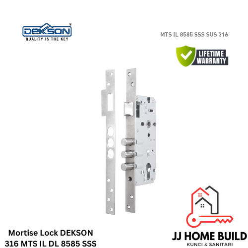 Mortise Lock DEKSON 316 MTS IL DL 8585 SSS Mortise Swing Heavy Duty