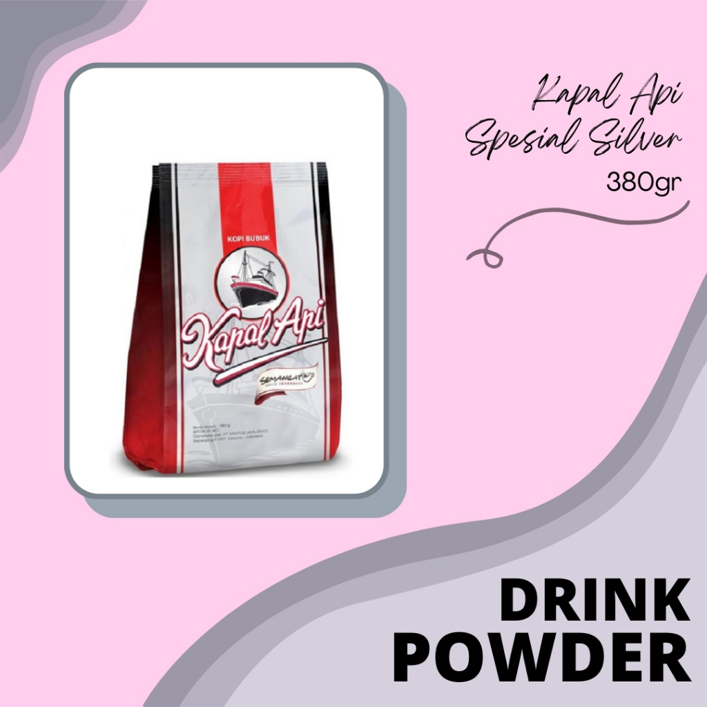 

DRINK POWDER | BUBUK MINUMAN | SERBUK MINUMAN | KOPI BUBUK | KAPAL API SPESIAL SILVER 350GR