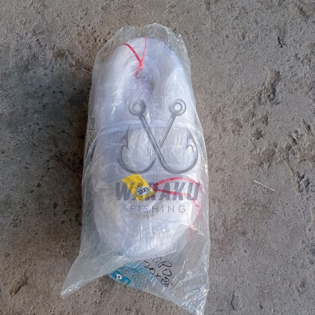 Jaring Ikan / Pukat UNO 0.80 Lubang 5 inch 70x80 TATE