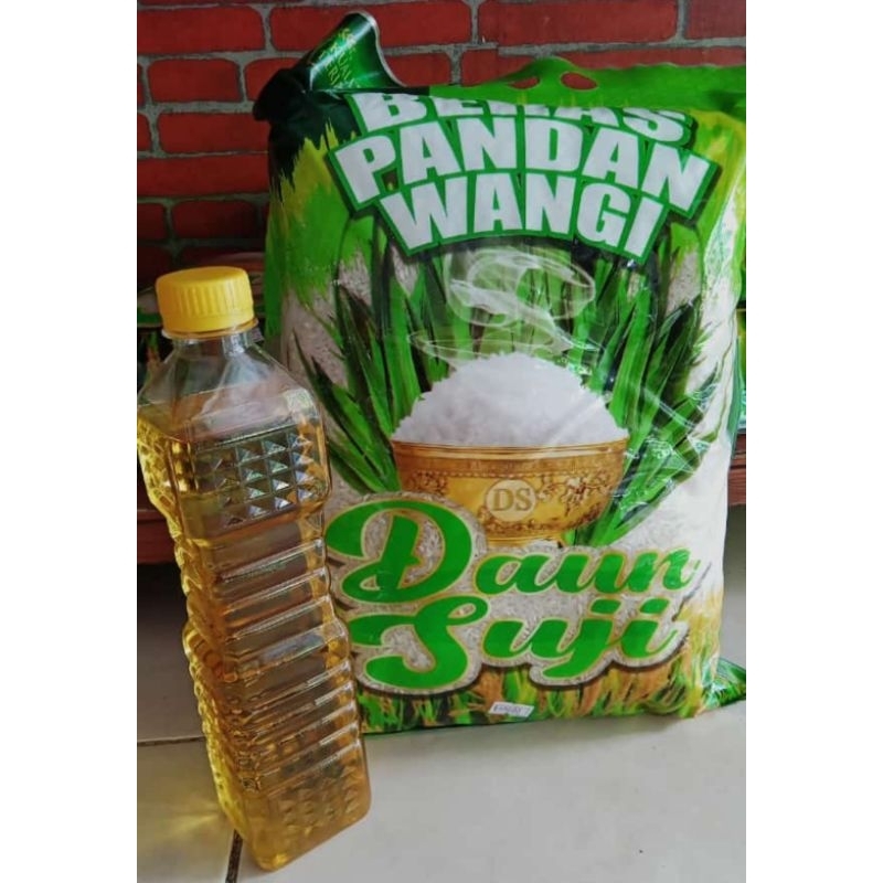 

Paket Bermin (beras minyak) Beras 5L + Minyak 800ml