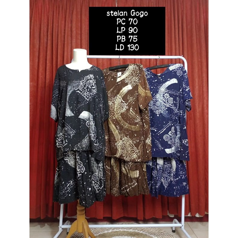 SETELAN GOGO BATIK CAP SUPER PEKALONGAN