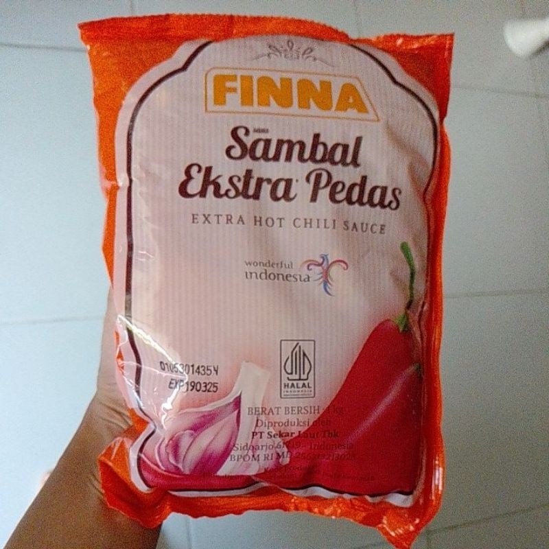 

Finna Saus Sambal Ekstra Pedas kemasan 1KG