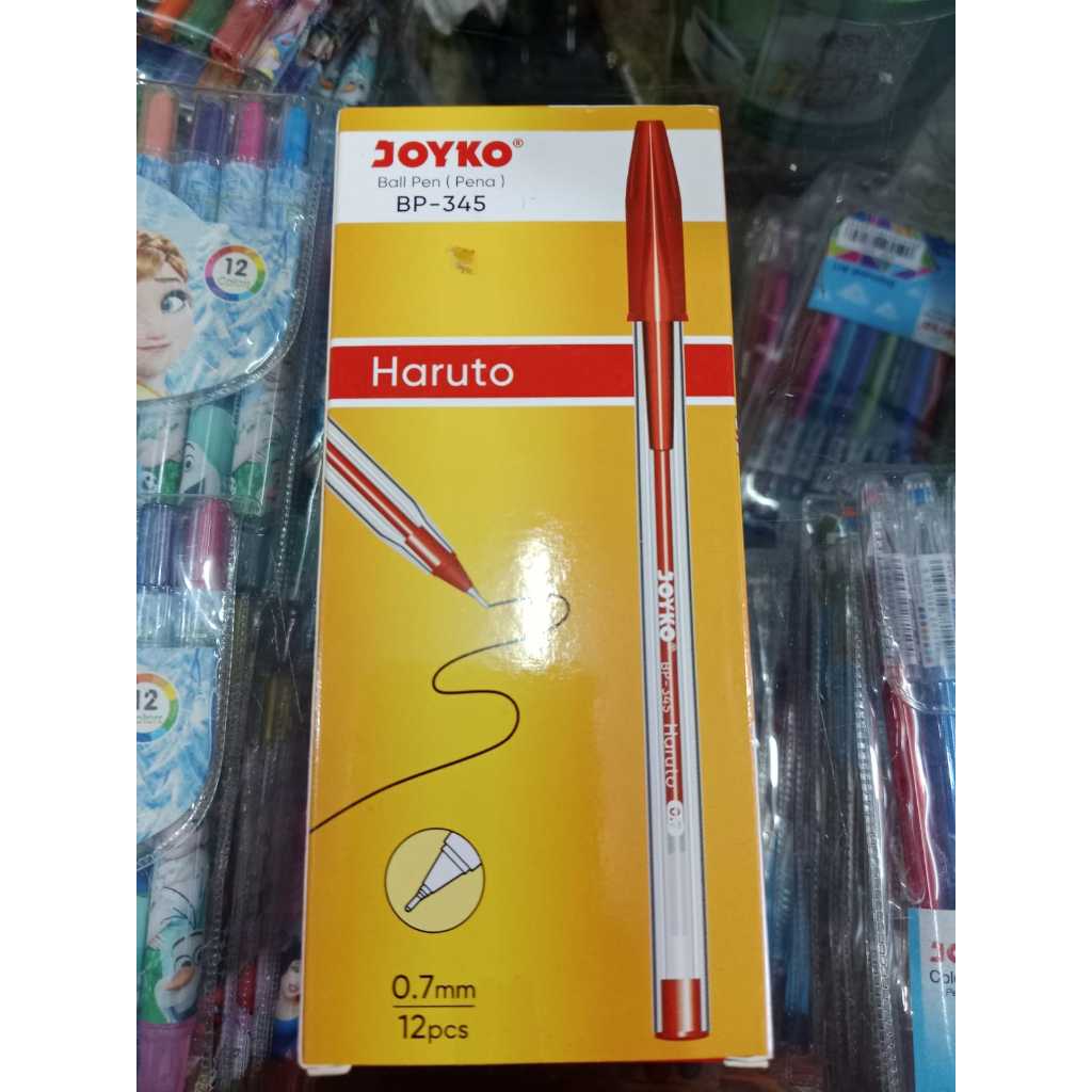 

Pena Joyko HARUTO Merah 1 pack - 12pcs