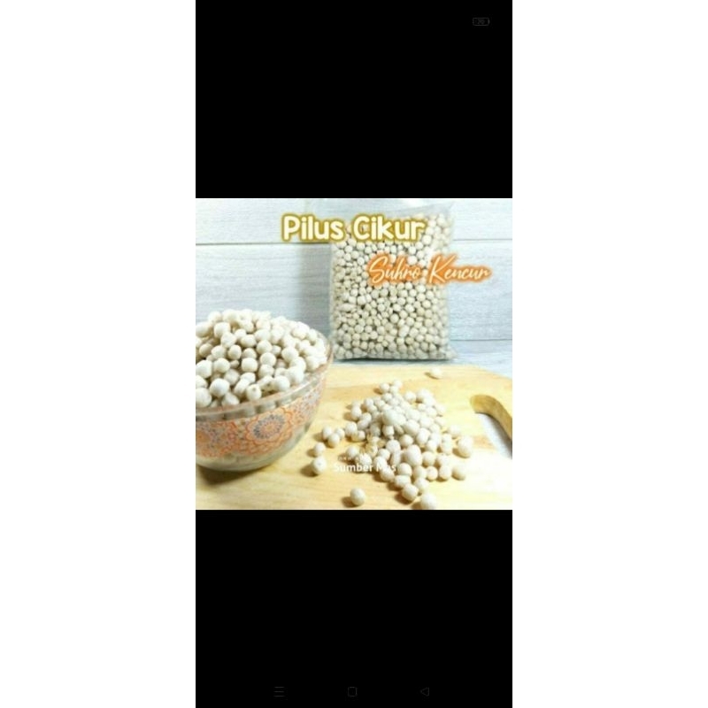Pilus cikur/pilus kencur ukuran 1 kg