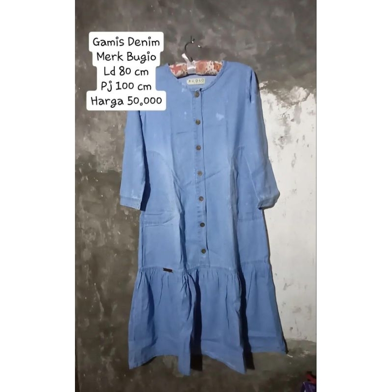 Gamis Denim Anak Bugio Prelove