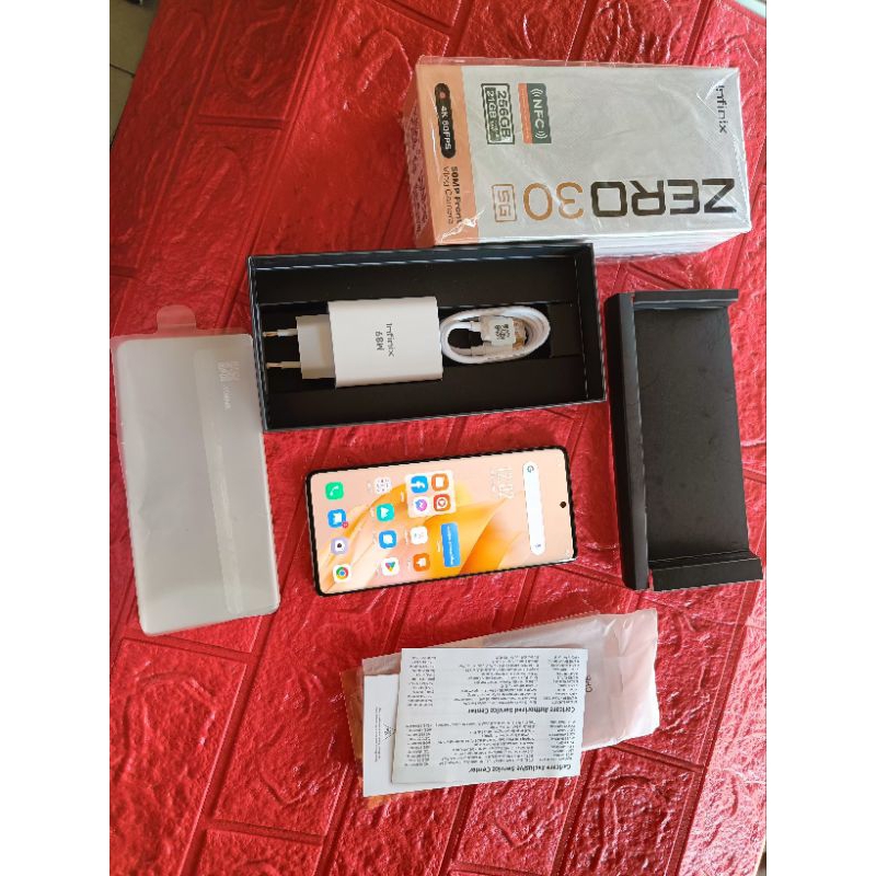 infinix zero 30 5G ram 12/256 gb open box